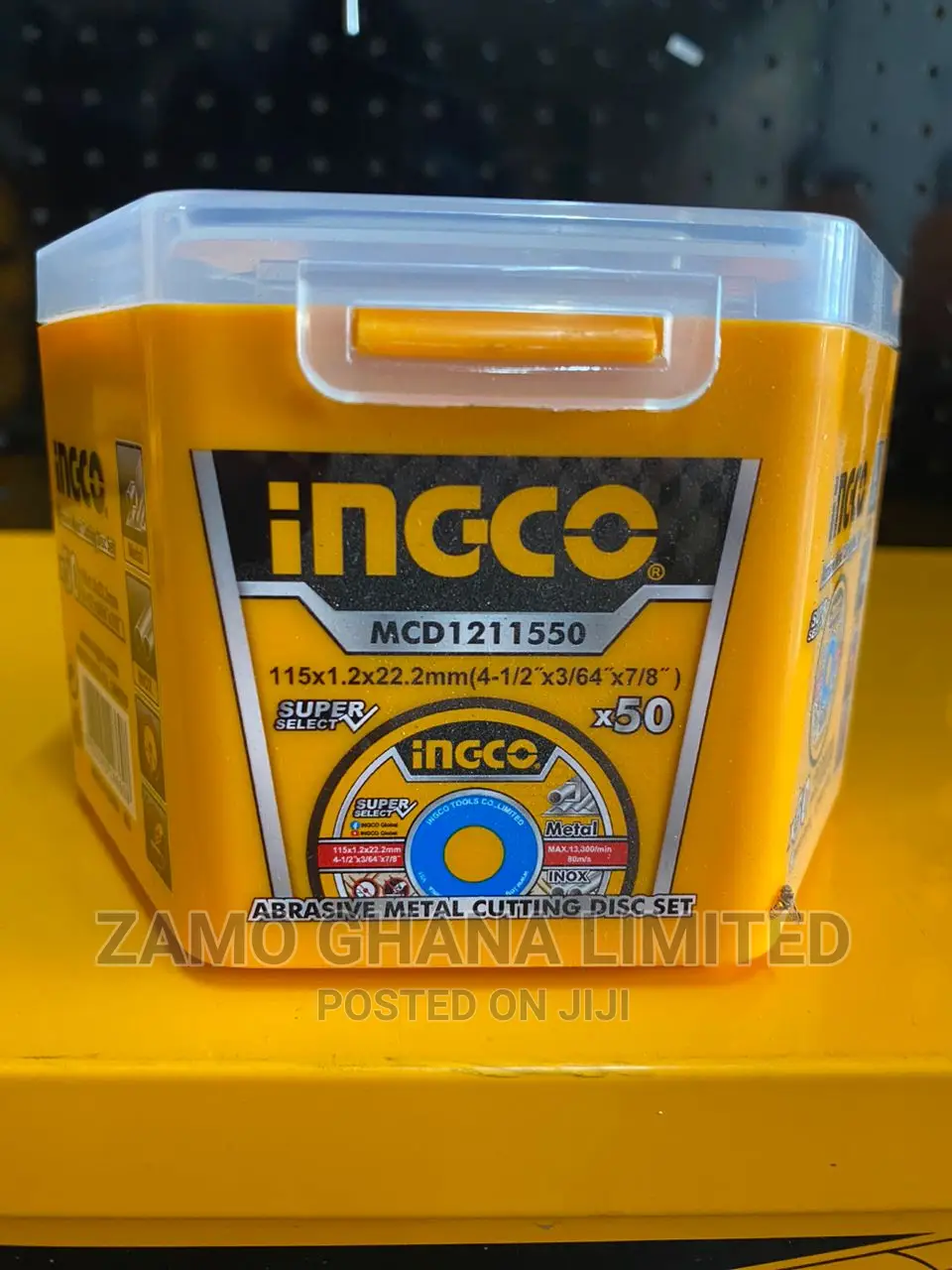 Ingco Abrasive Metal Cutting Disc Set 50pcs - MCD
