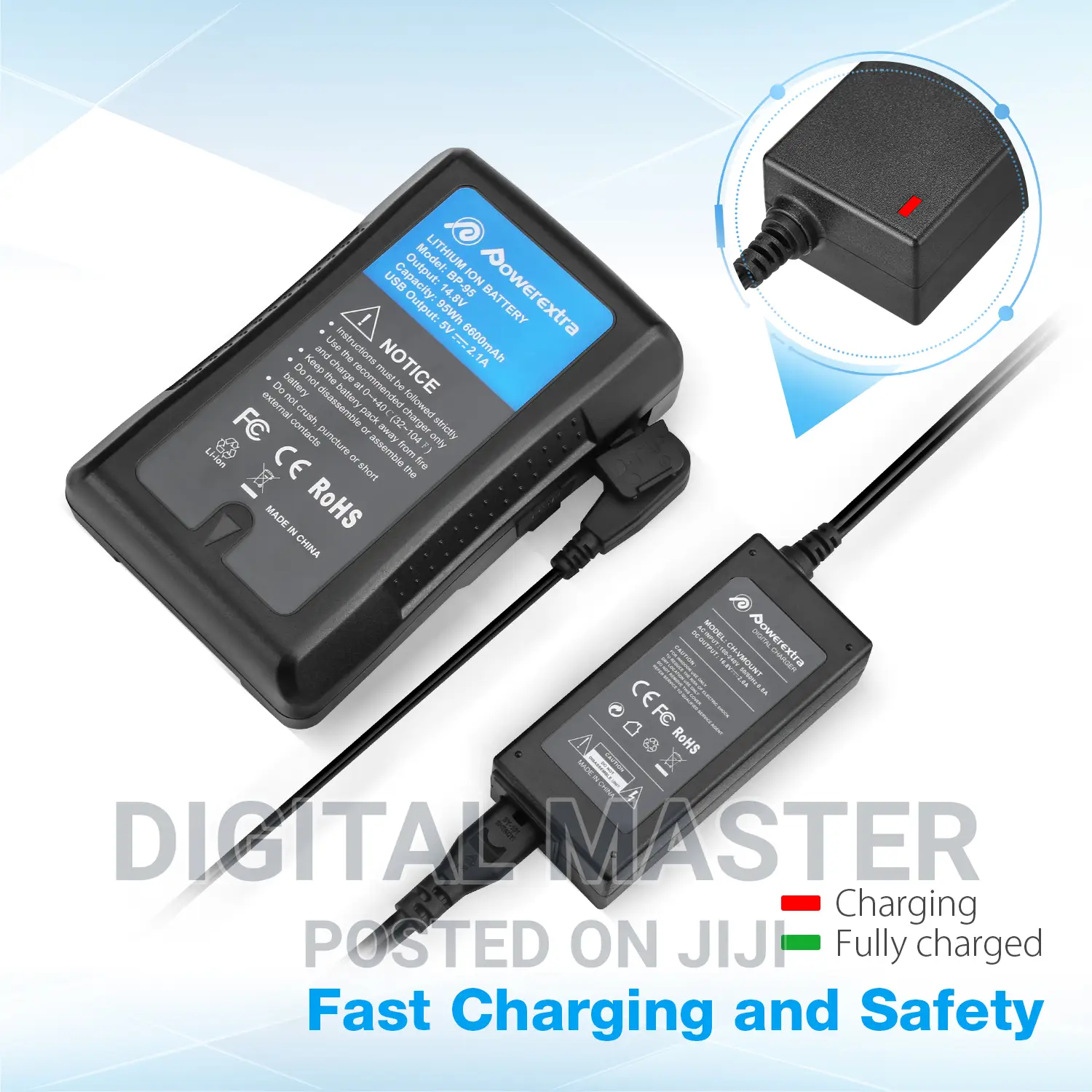 Powerextra v-Mount Battery Charger