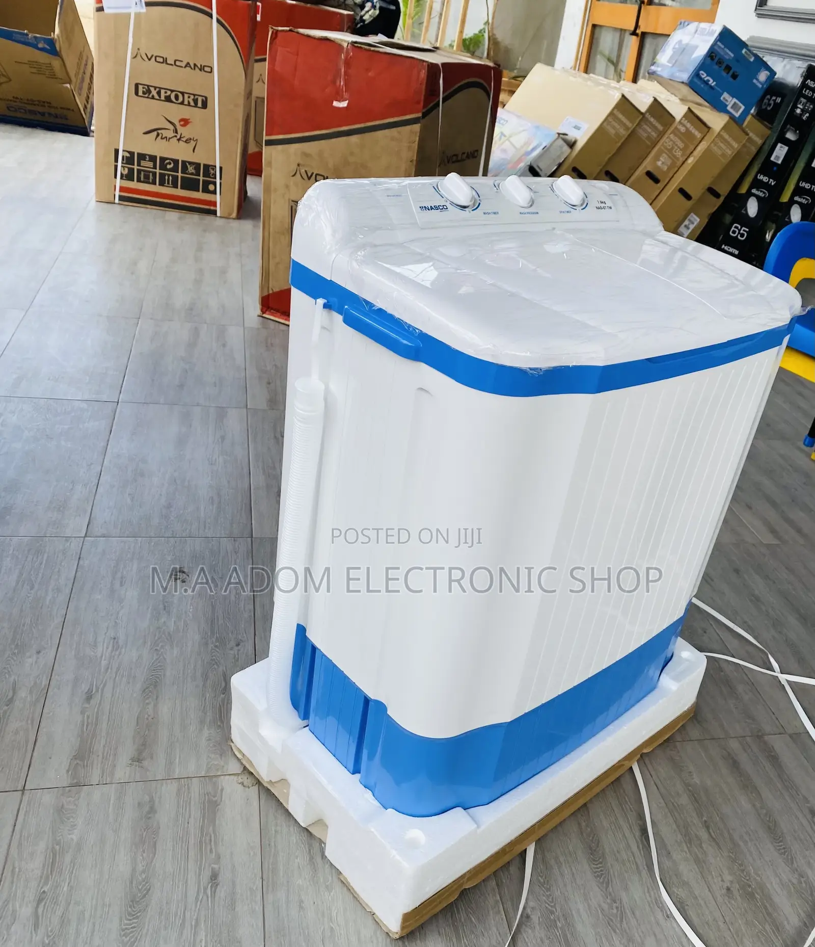 Fresh in Box Nasco 7kg Top Load Washing Machine(White).