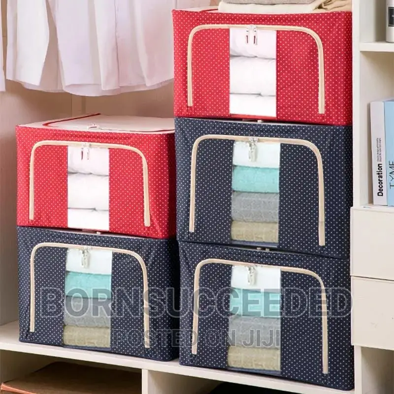 Foldable Wardrobe 66 Litter, Multicolor And Design