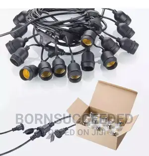 8m Outdoor String Lights Set of 10 St64 Edison