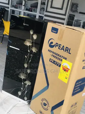 Topfreezer Glass Black Pearl Doubledoor PF-17T Fridge