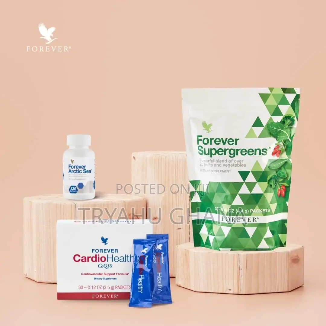 Enrich Your Health With Forever Supergreen+Arctic Sea+Cardio