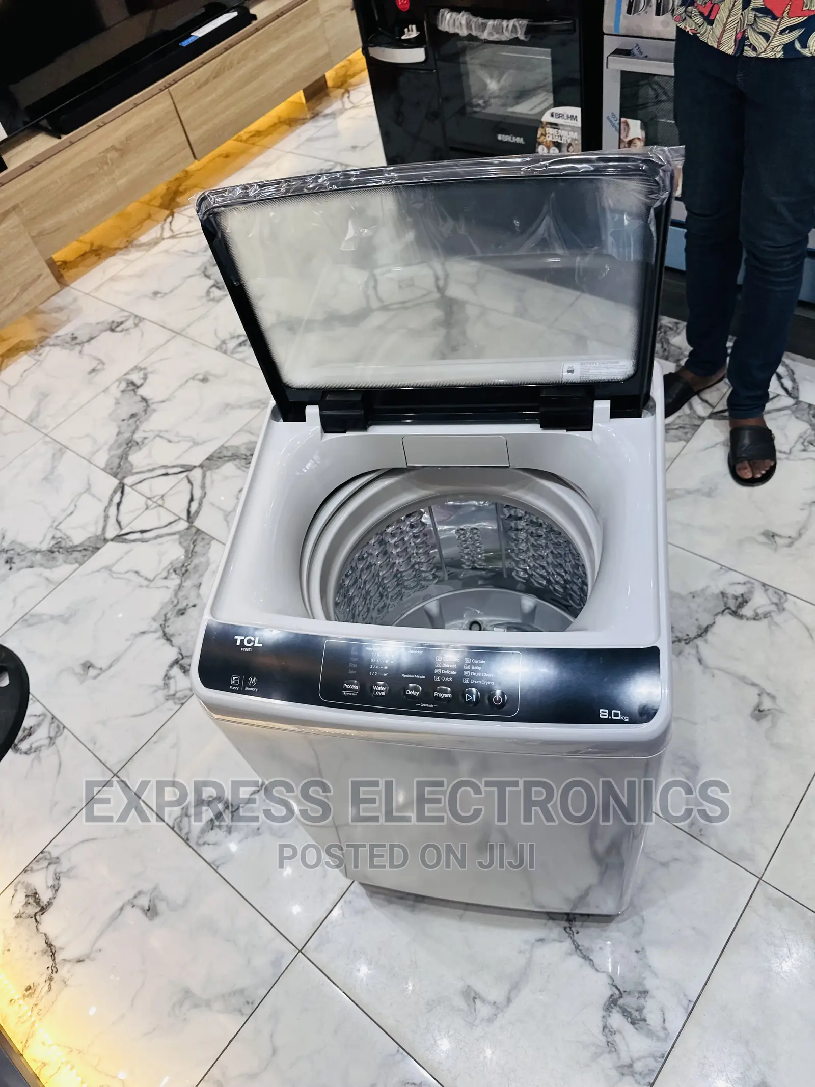 Less Expensive Washing Machine TCL 8kg 708 TL Full Auto