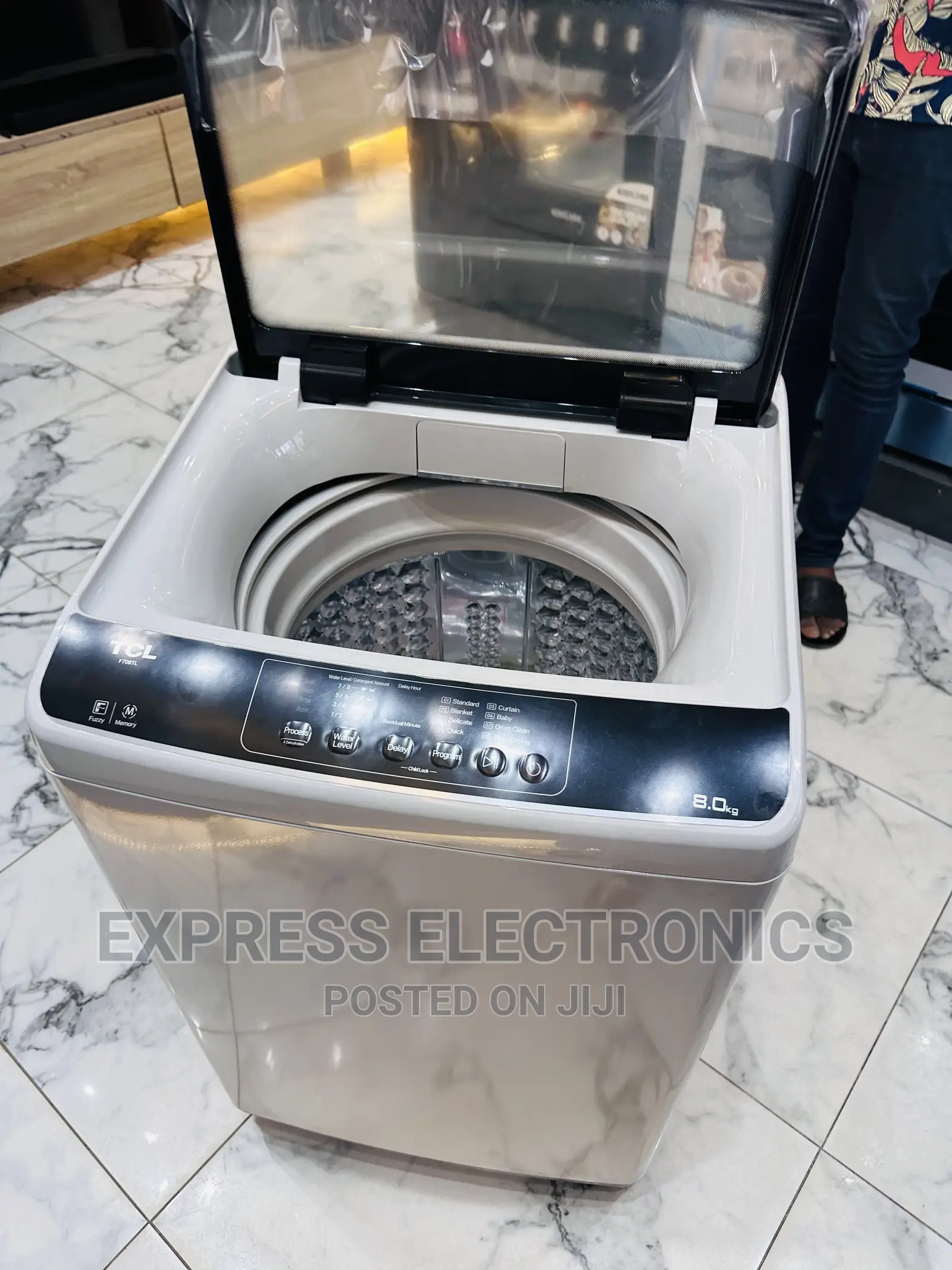 Durable Yet Affordable TCL 8kg Topload Washing Machine