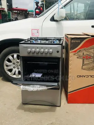 Lasting Oven With Grill 4 Gas Burner 50x50 Volcano Gray