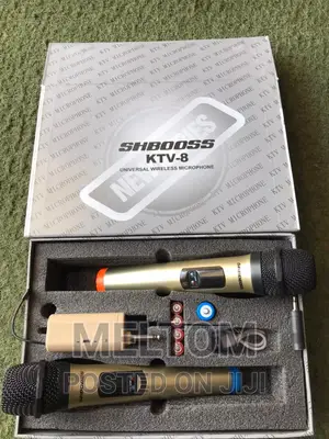 Shbooss 2in1 Universal Cordless Microphone (Ktv-8)