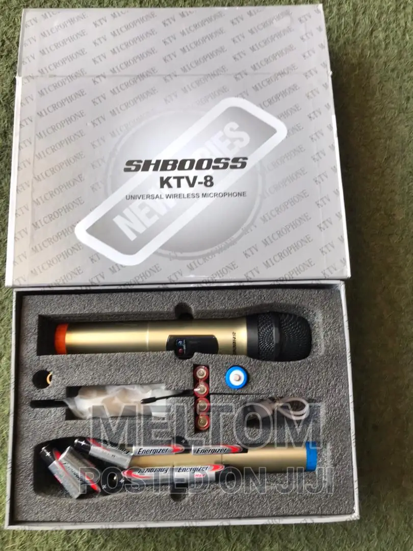 Shbooss 2in1 Universal Cordless Microphone (Ktv-8)