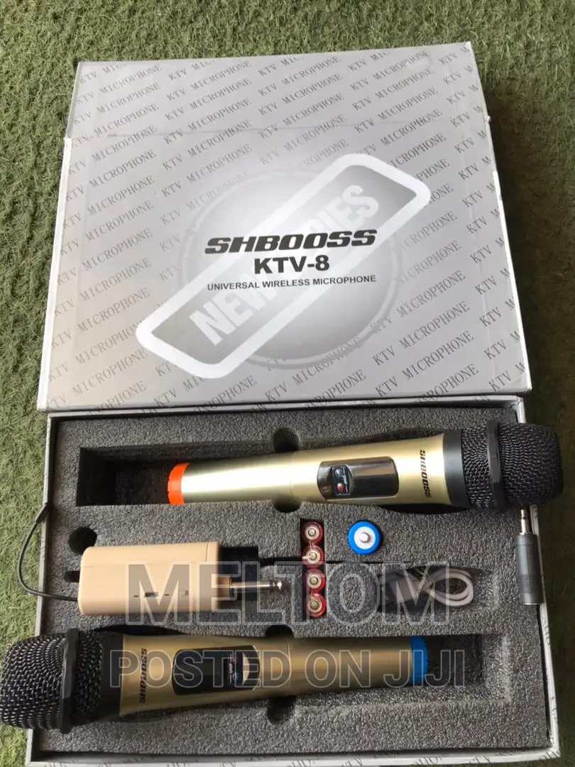 Shbooss 2in1 Universal Cordless Microphone (Ktv-8)