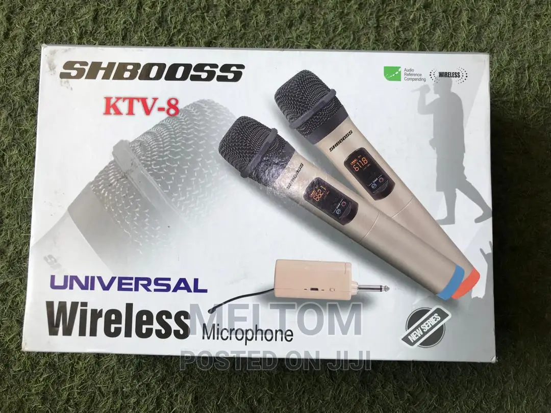Shbooss 2in1 Universal Cordless Microphone (Ktv-8)