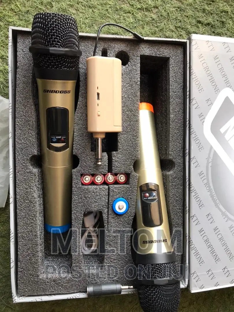 Shbooss 2in1 Universal Cordless Microphone (Ktv-8)