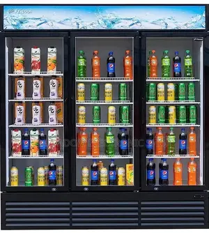 Energy Saving Pearl 950ltr 3 Door Display Fridge(PVC-150) 
