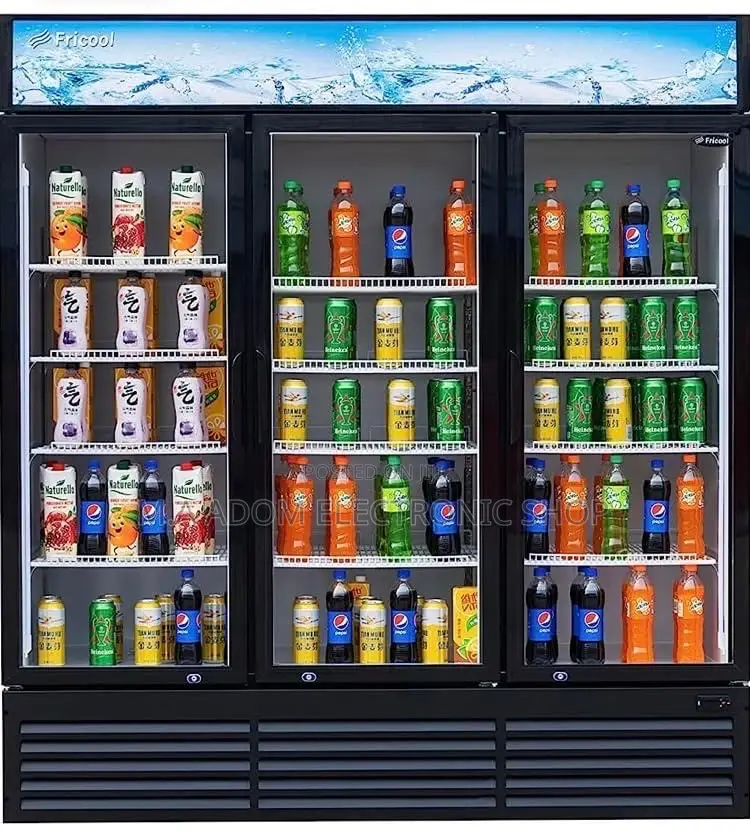 Energy Saving Pearl 950ltr 3 Door Display Fridge(PVC-150) 