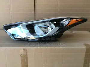 Hyundai Elantra 2014-17 Headlight With LED Original New Depo