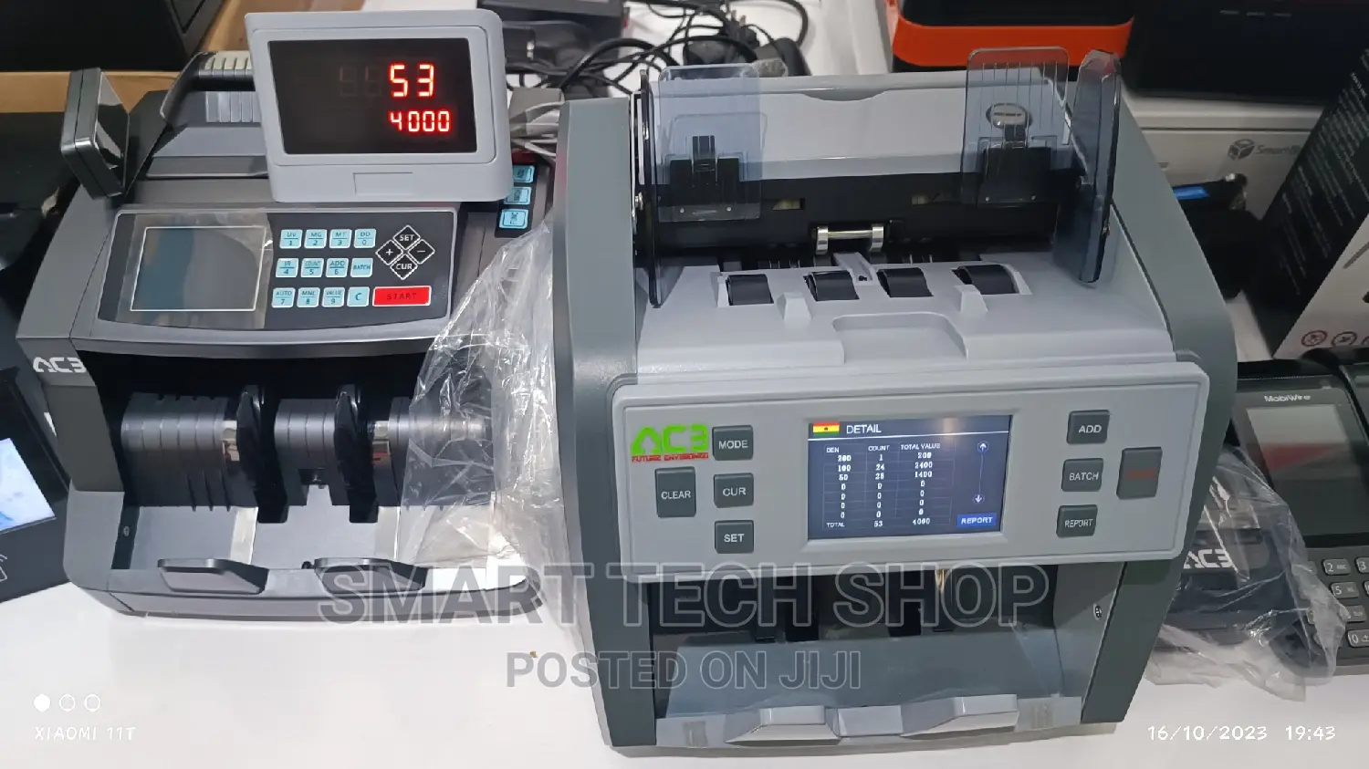 Mix Value Money Counting Machine for Shops, Bank, Church