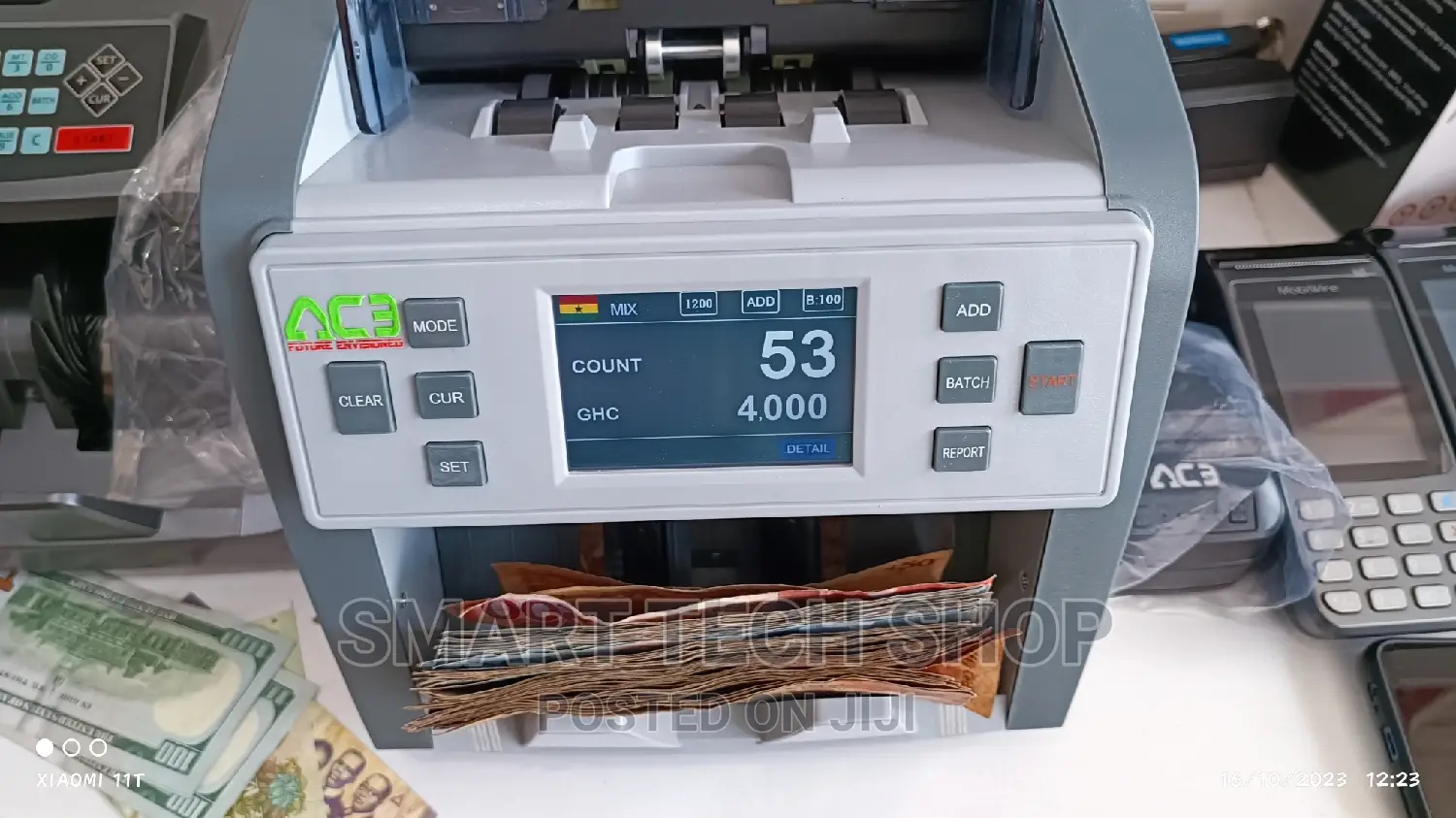 Mix Value Money Counting Machine for Shops, Bank, Church
