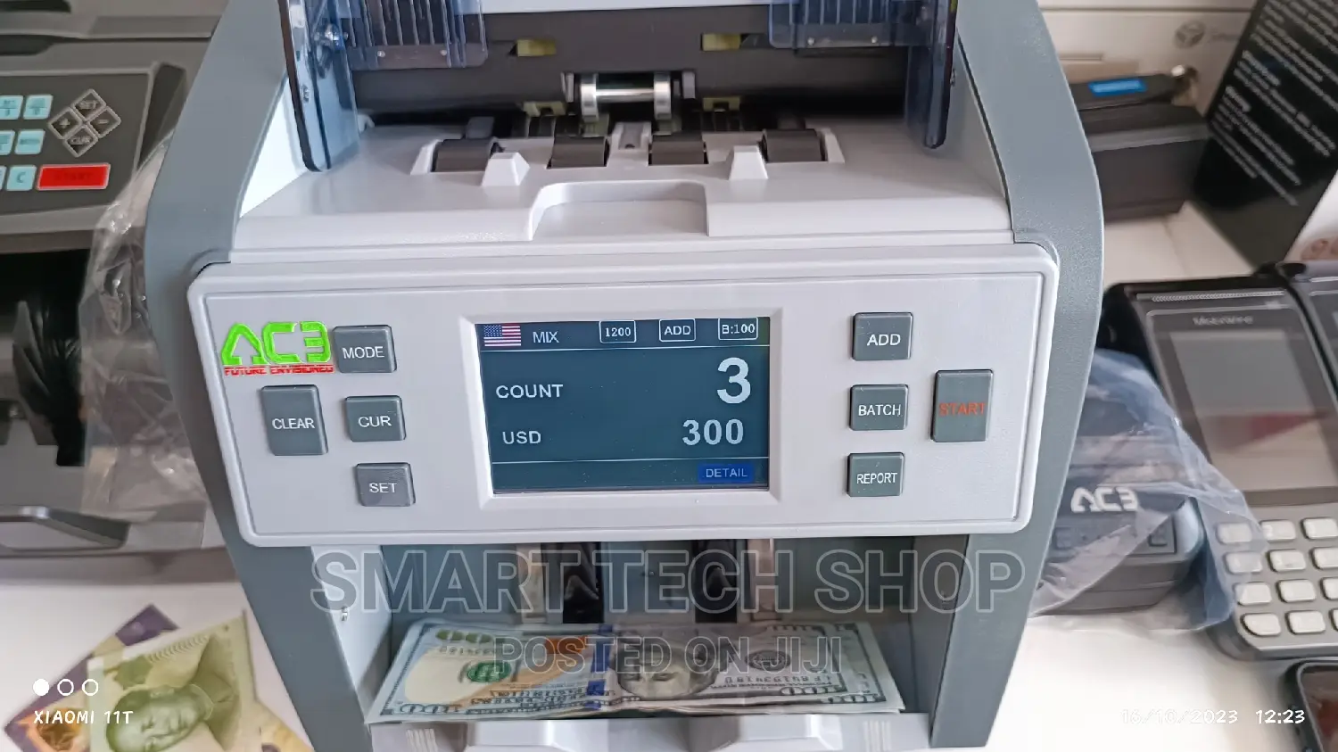 Mix Value Money Counting Machine for Shops, Bank, Church
