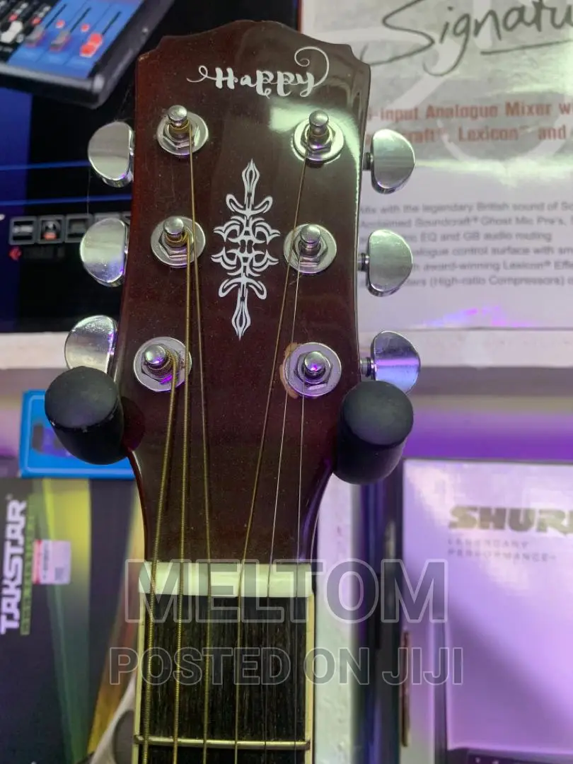 Happy Semi-Acoustic Guitar
