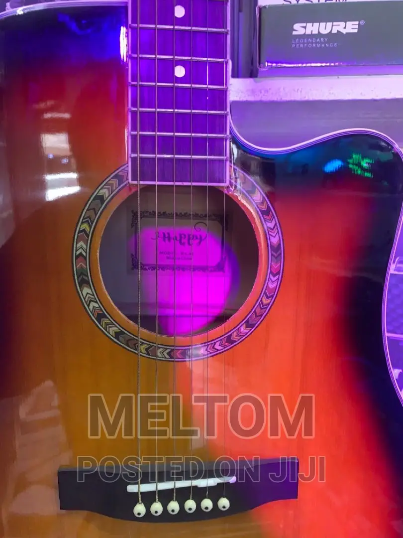 Happy Semi-Acoustic Guitar