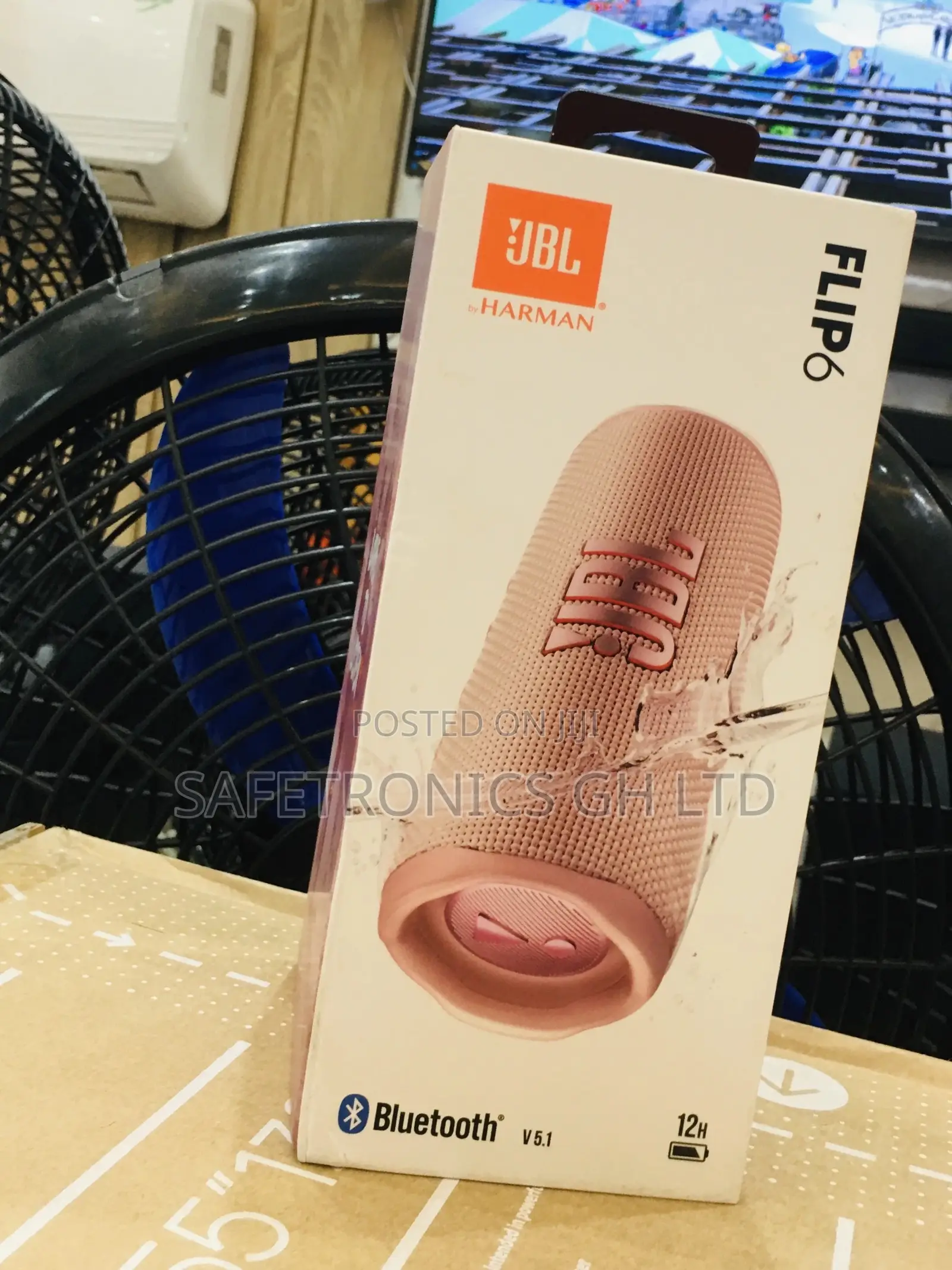 Wireless Lastest JBL Flip 6 Bluetooth  Pink