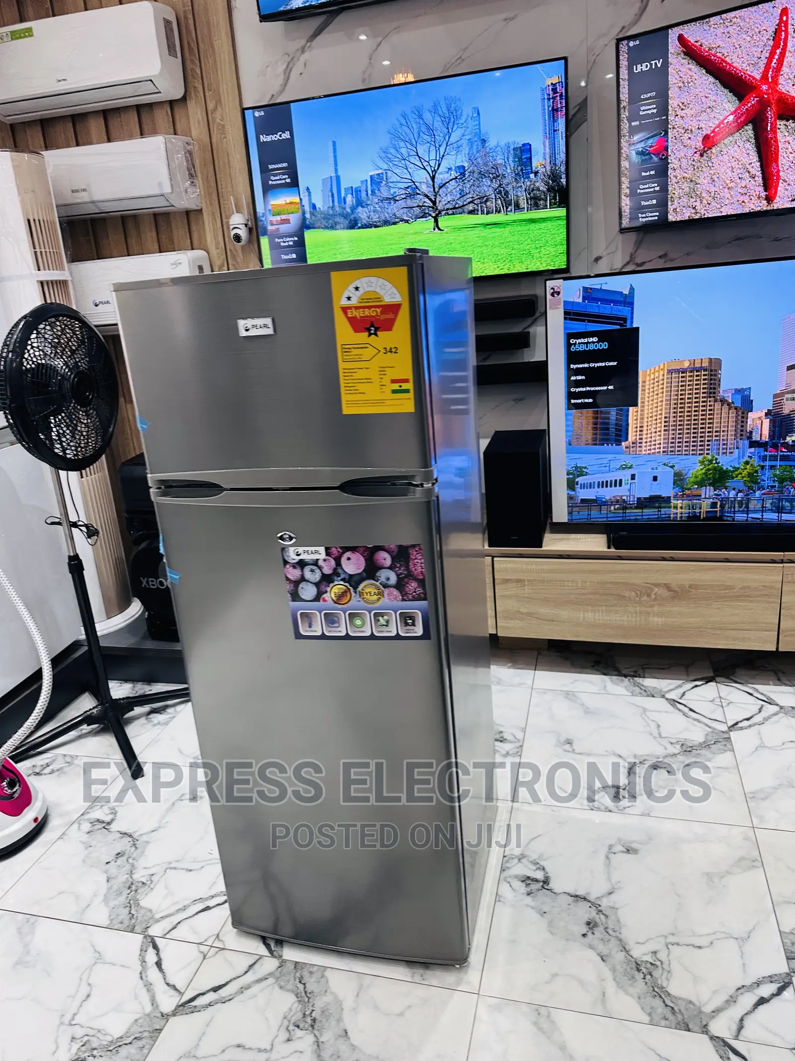 Cool  Duo Pf -250. 205L Pearl Double Door Fridge
