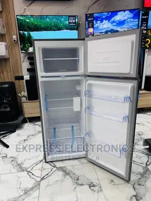 Twin Chill Grey Fridge Pearl Pf -250. 205L Double Door