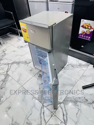 Very Nice Double Door 10T Pearl Fridge Grey Color