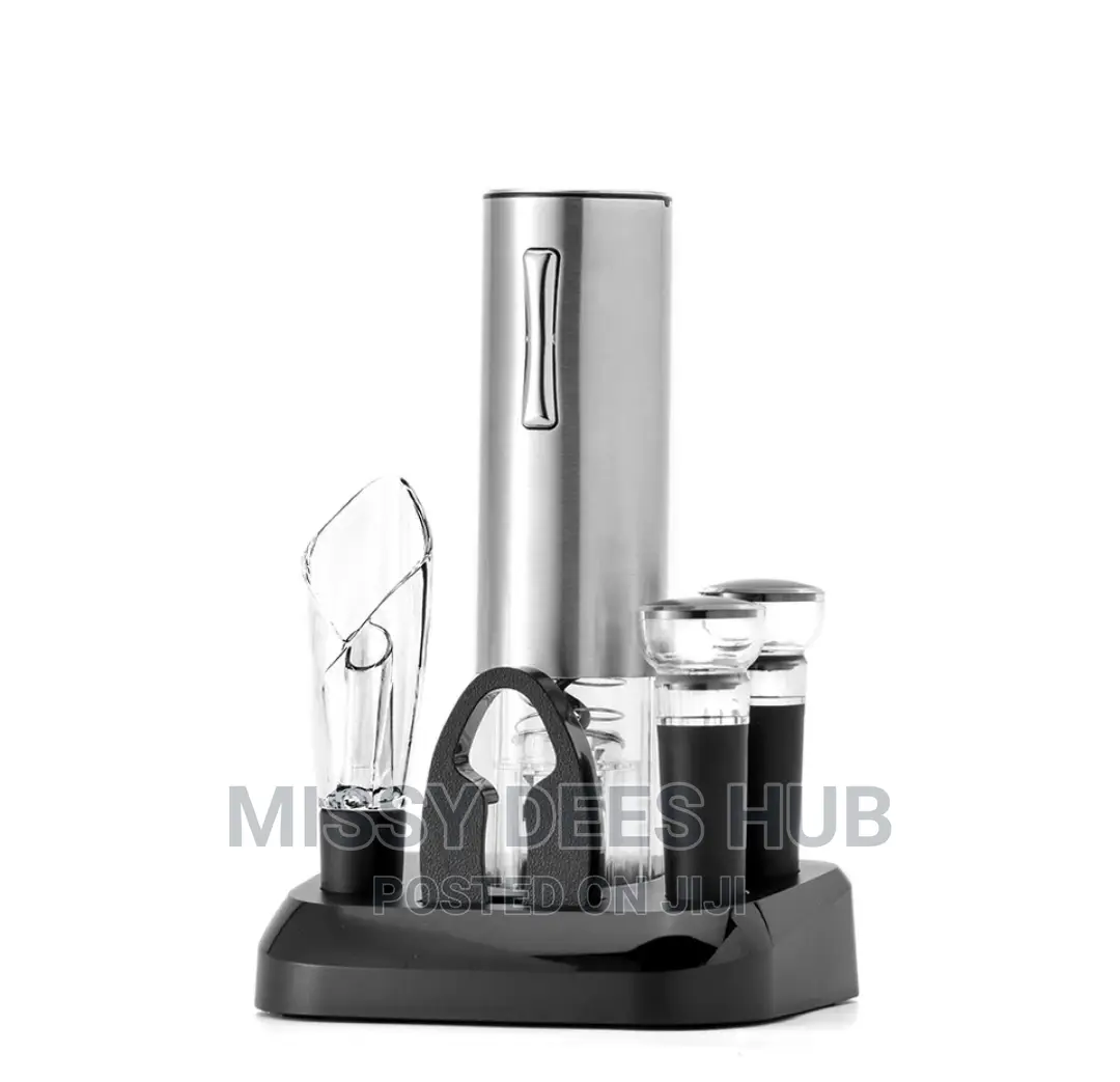 7-in-1 Electric Wine Set With Charging Base ( Rechargeable)