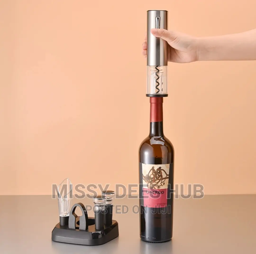 7-in-1 Electric Wine Set With Charging Base ( Rechargeable)