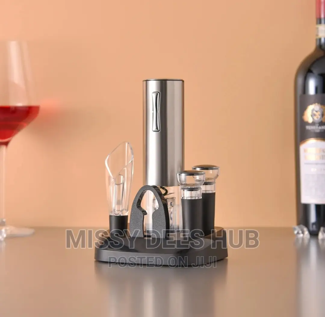7-in-1 Electric Wine Set With Charging Base ( Rechargeable)
