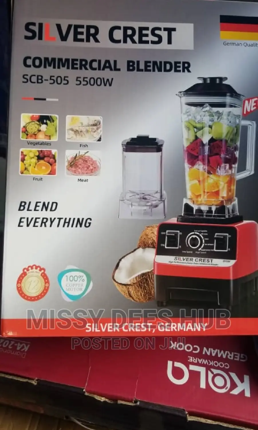 Quality Silvercrest Commercial Blender