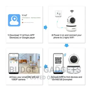 Smart Wireless Indoor Security Camera