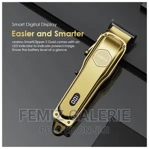 Oraimo Smart Clipper 2-Gold Professional Hair Clipper