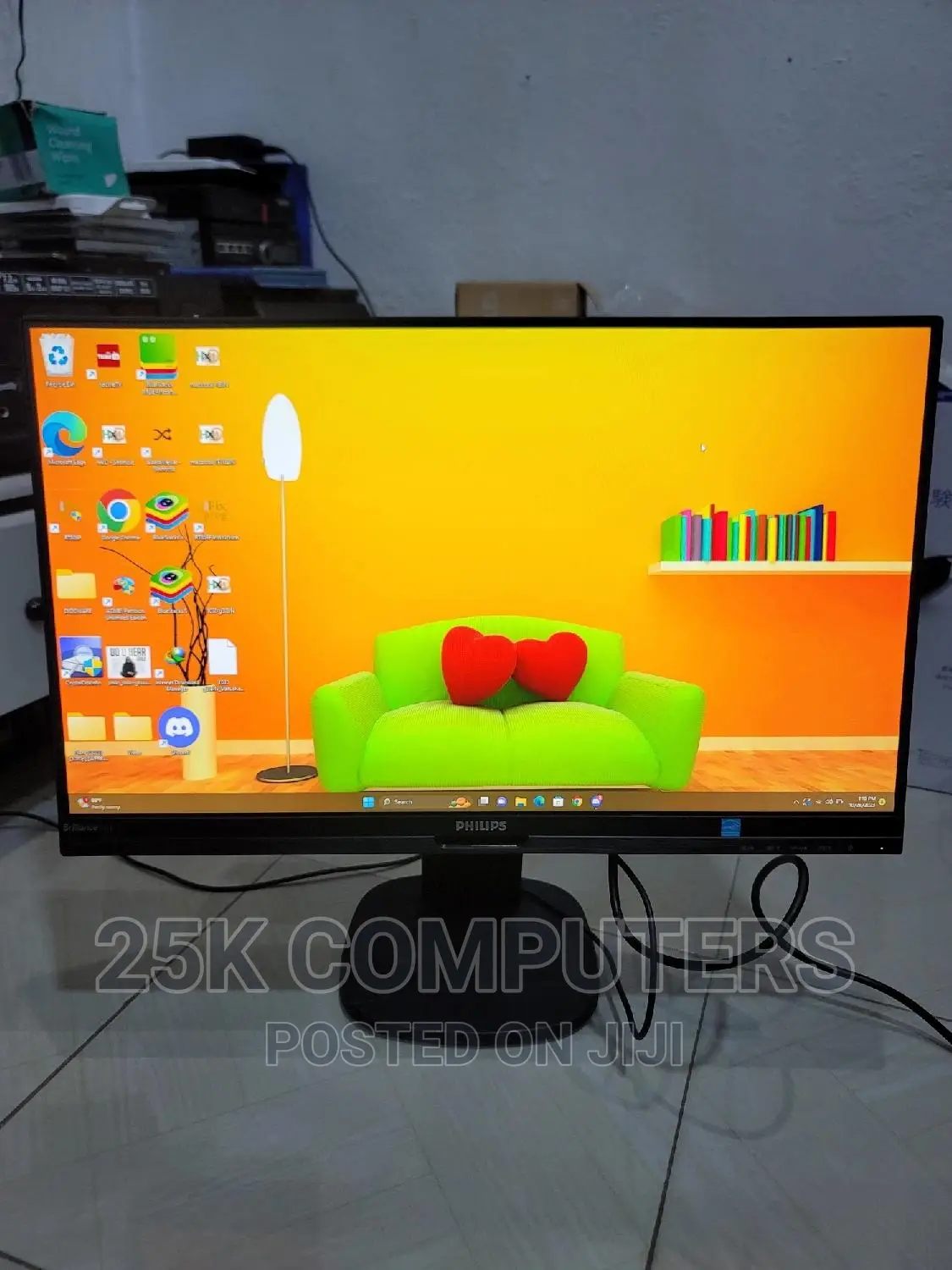 24inch FHD Ips PHILIPS Monitor 75hz, Type-C