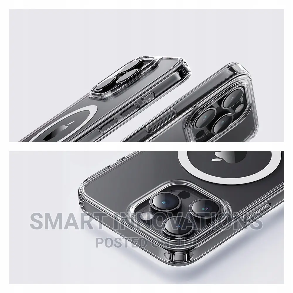 iPhone 16 Promax | 16 Pro | 15 Pro Crystal Magsafe Case