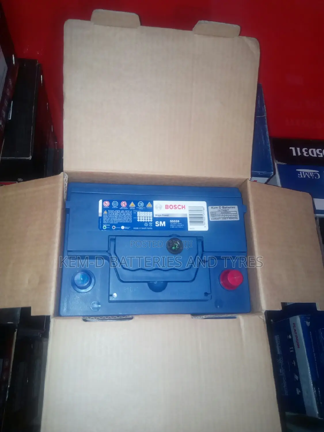 13 Plates Batteries ( Bosch Car Battery ) Free Delivery