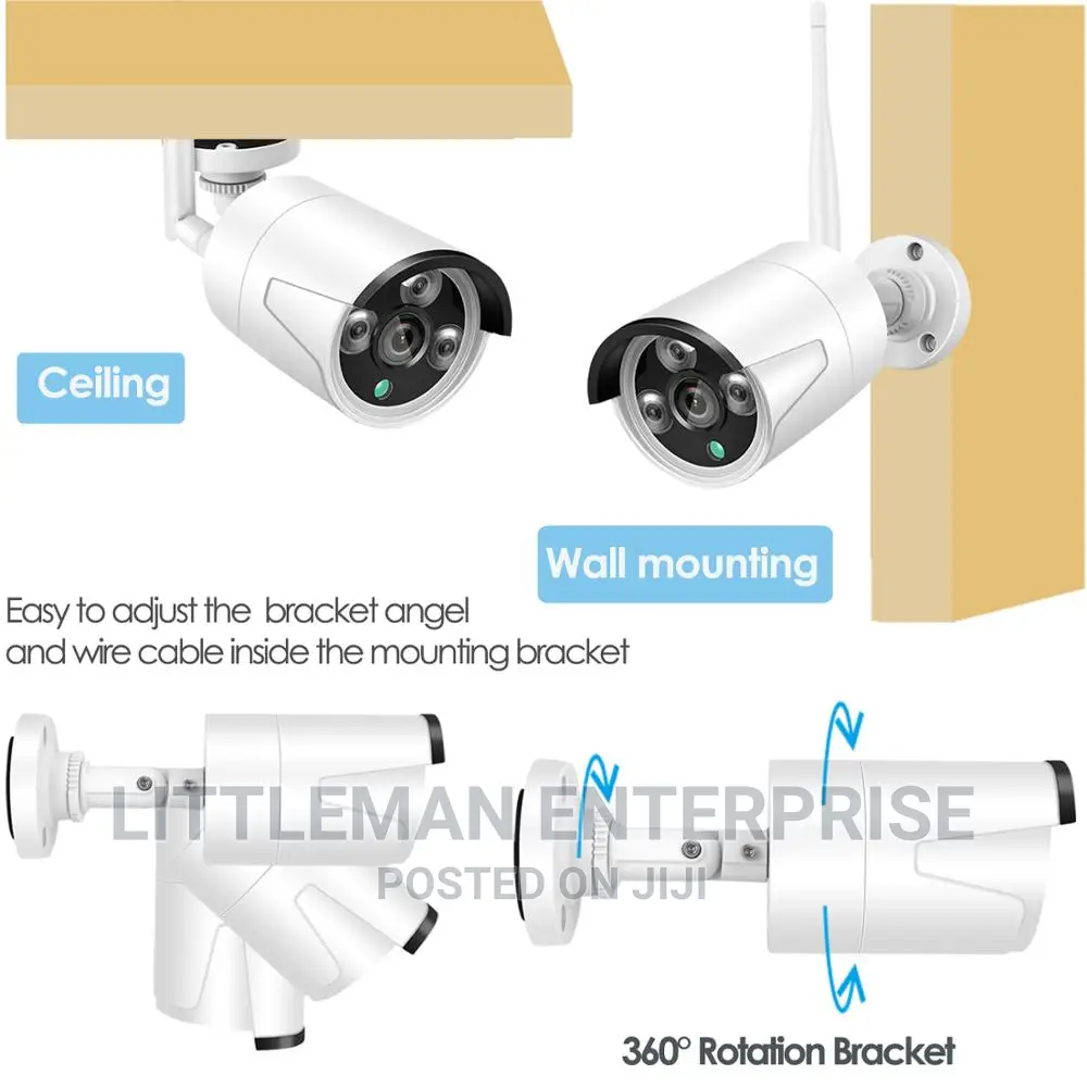 Wireless CCTV Security Camera 4 Channel