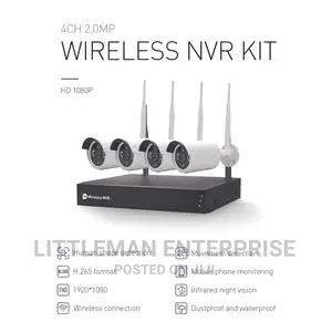 Wireless CCTV Security Camera 4 Channel