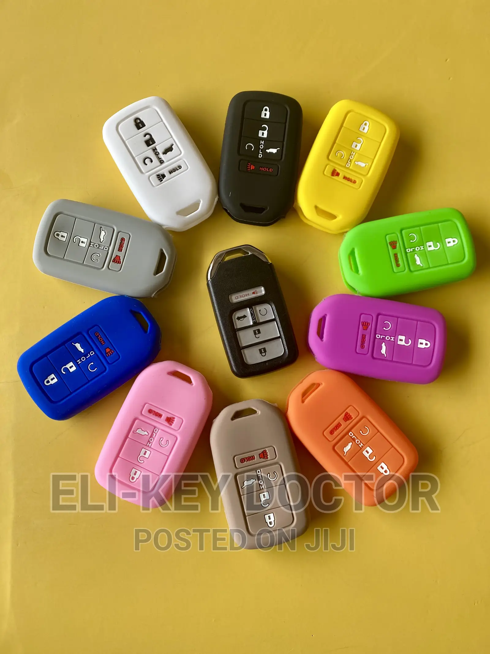 Colorful Silicon Case for Honda Accord Civic CRV Smart Keys
