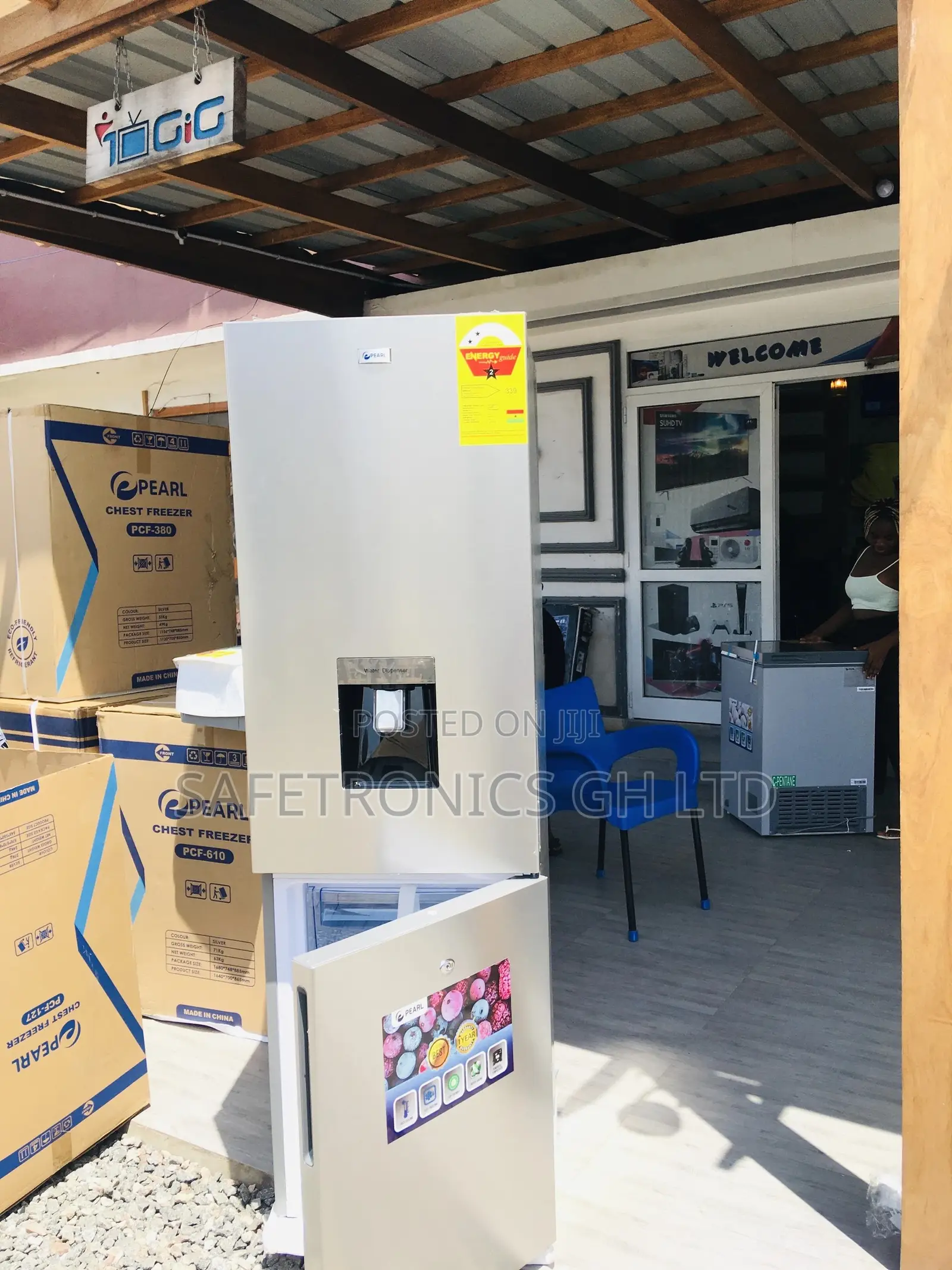 Doubledoor 251 Liters Gray Bottomfreezer Pf-330bwd Fridge