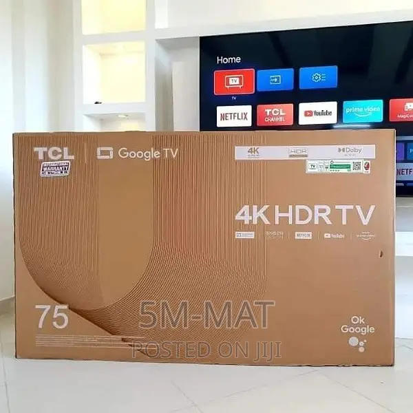 TCL 75" Smart Google Led TV