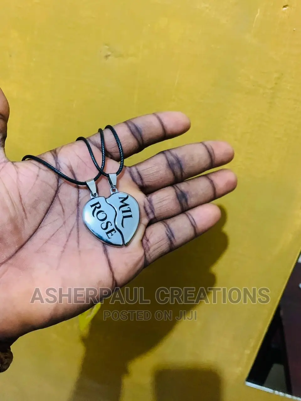 Customized Love Shape Necklace