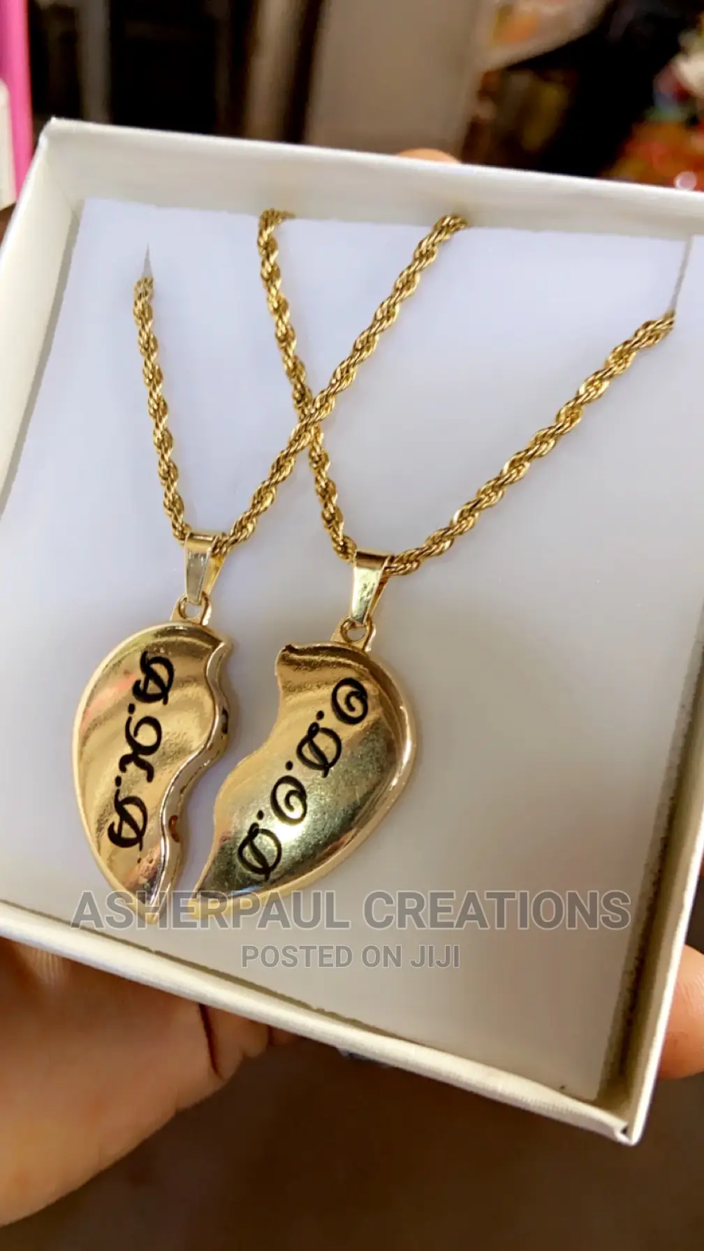 Customized Love Shape Necklace