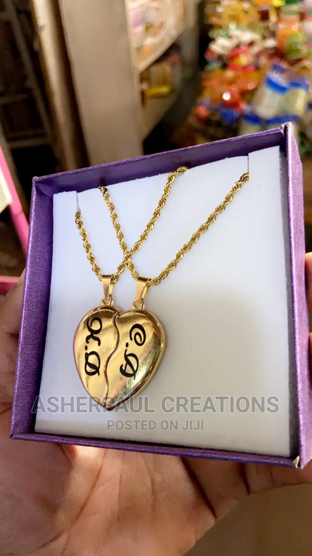 Customized Love Shape Necklace