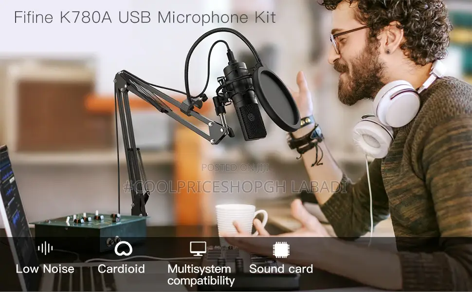 Microphone USB With Stand