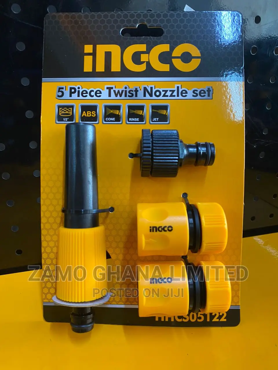 Ingco 5 Piece Twist Nozzle Set - Hhcs05122