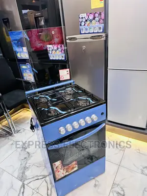 Fire Chef  Gas Cooker Stove Oven Grill 4burner 50/50 Blue