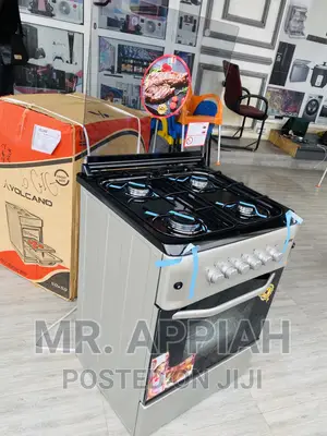 New Ferre 60x60 4 Gas Burner With Oven and Grill(Silver).