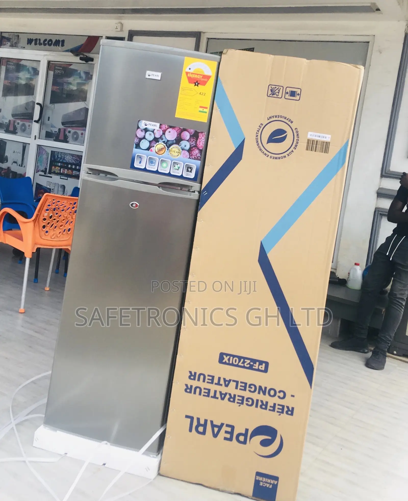 New Doubledoor Topfreezer 166 Liters Pf-270ix Fridge