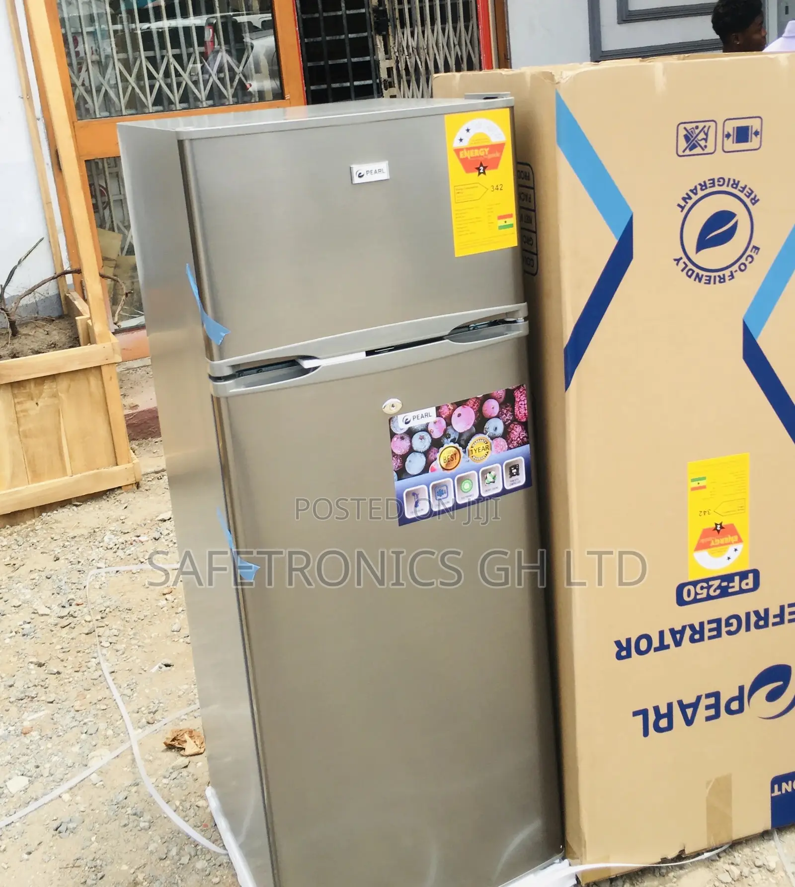 Sealed 205 Liters Pearl Pf-250 Doubledoor Topfreezer